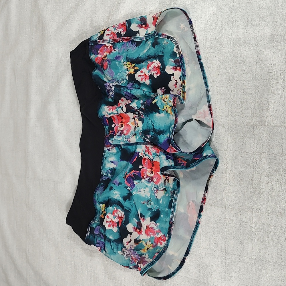 Ideology Hawaiian Floral Flower Summer Lined Shorts Womens Size Large